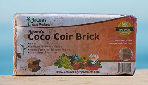 Nature's Premium Coco Coir 1lb Brick