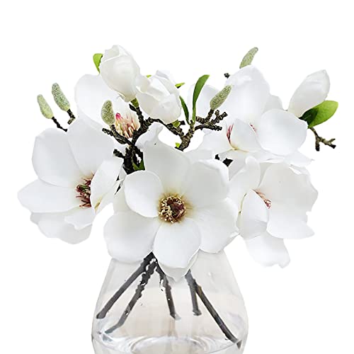 Silk Magnolia Flowers for Wedding Home Office Decor