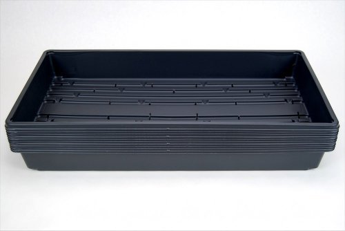 10 Plant Growing Trays with Drain Holes - Perfect for Gardening