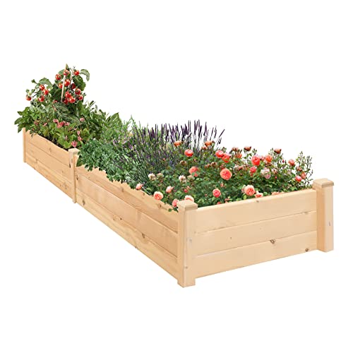 Patiomore Wooden Garden Bed Planter Box Kit