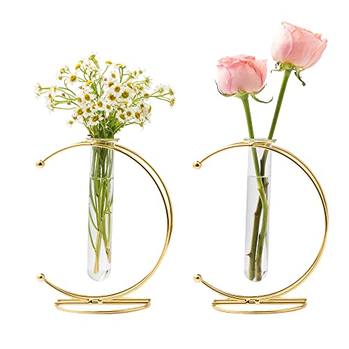 GRENSUK Gold Vases for Home Decor