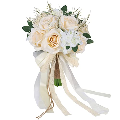 XYXCMOR 8 Inch Bridesmaid Bouquets