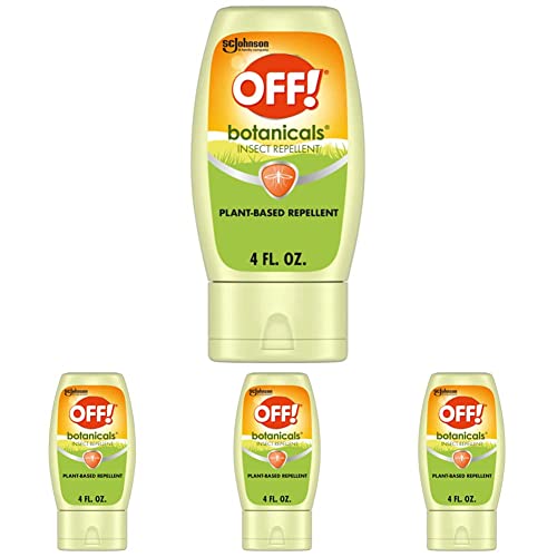 Raid Off! Botanicals Mosquito Repellent Lotion (Pack of 4)