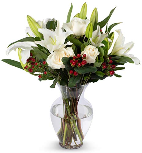 Benchmark Bouquets White Elegance Fresh Cut Flowers