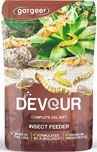 Gargeer Bugs & Insects Food. Complete Gel Diet for Healthy Pets.
