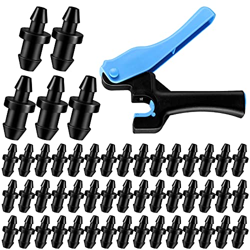 Drip Irrigation Tubing Hole Punch Tool with Plugs