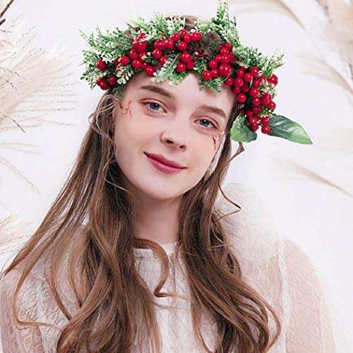 Simsly Christmas Floral Headbands