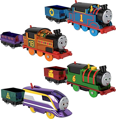 Thomas & Friends Toy Train 4-Pack for Preschool Kids