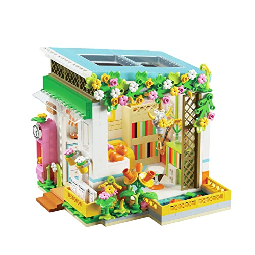 QwlJYfv Flower House Building Set