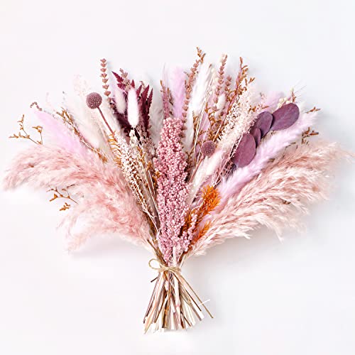 Blush Pink Pampas Grass Bouquet