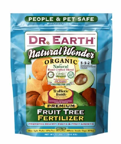 Dr. Earth 708P Organic 9 Fruit Tree Fertilizer (4-Pound Poly Bag)