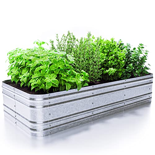 Sturdy and Easy to Assemble Galvanized Steel Planter Box