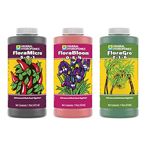 FloraSeries Hydroponic Nutrient Fertilizer System