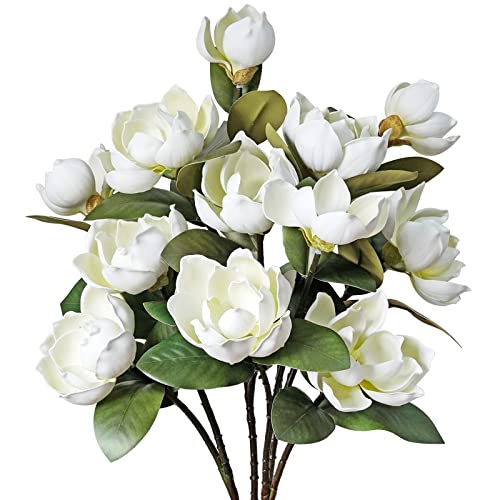 LIUCOGXI Vintage Artificial Magnolia Flowers