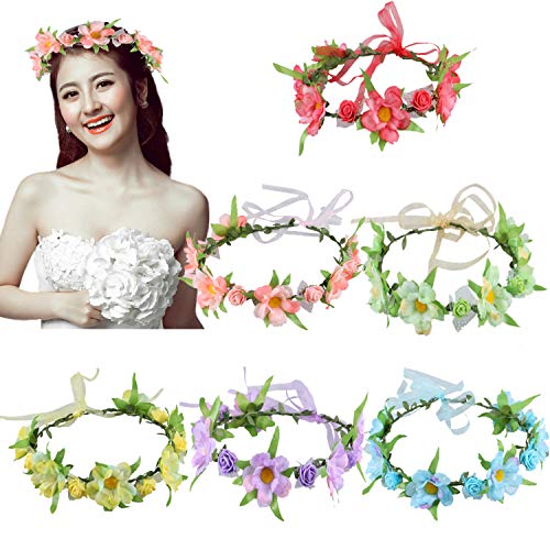 Adjustable Boho Flower Crowns for a Whimsical Look