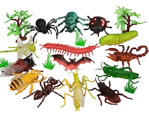 kockuu 14 pcs Big Bugs Toys