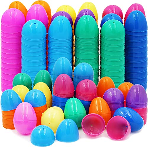 Bulk Colorful Fillable Easter Eggs (50-Pack)