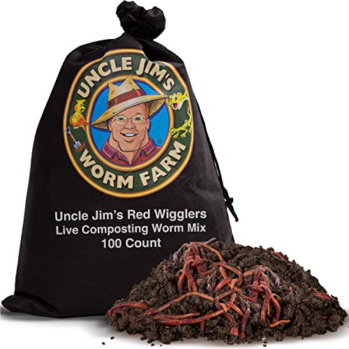 Uncle Jim's Worm Farm Red Wiggler Live Composting Mix