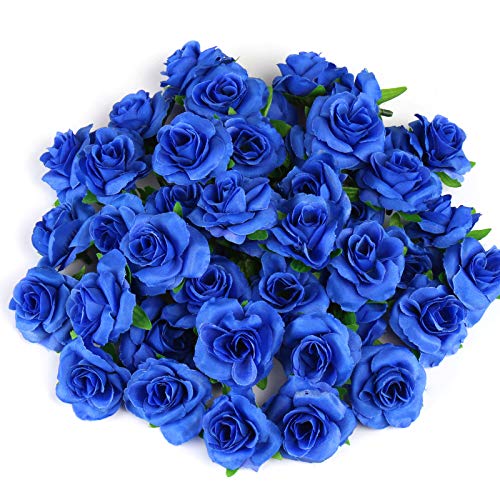 Kesoto Royal Blue Roses Artificial Flowers