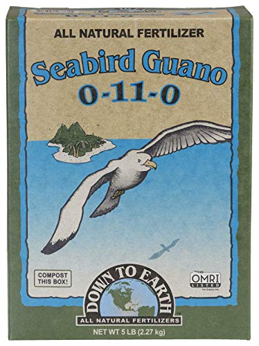 Seabird Guano Fertilizer Mix 0-11-0, 5 lb