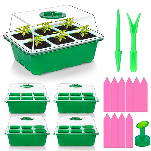5 Packs Seed Starter Kit with Drain Hole