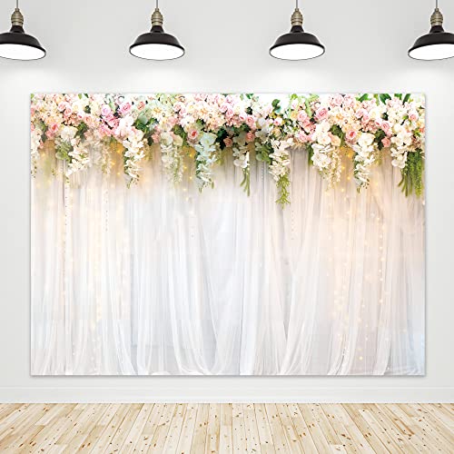 Riyidecor Wedding Flowers Backdrop