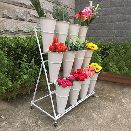Versatile Flower Display Stand with 12 Pot Capacity