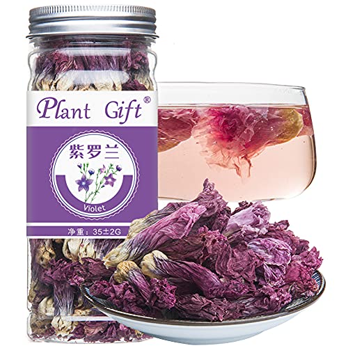 PlantGift Dried Violets - Natural Food Coloring