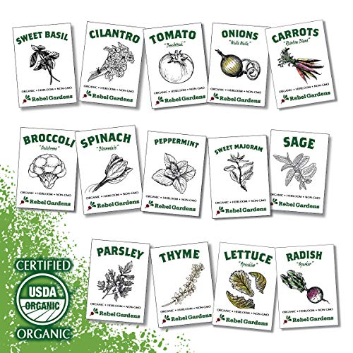 Organic Herb & Vegetable Seed Collection