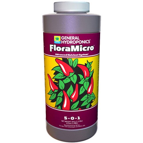FloraMicro Hydroponic Nutrient, 16-Ounce