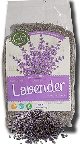 Eat Well Dried Lavender Flowers 16 oz