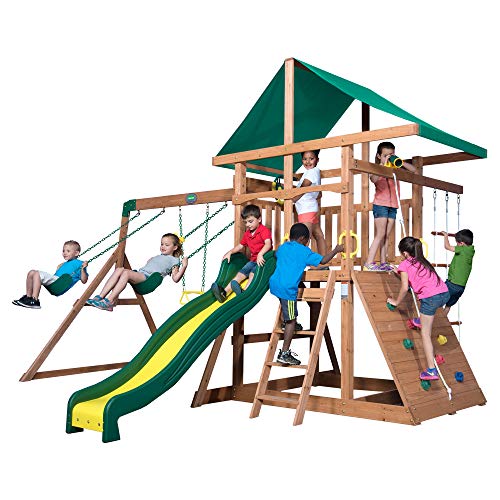 Mount McKinley Cedar Wood Swing Set