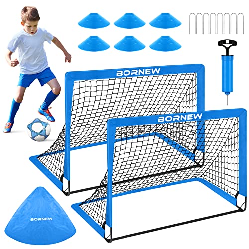 Kids Soccer Goal Set - Portable Training Equipment for Youth Games
