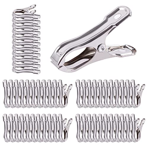 Stainless Steel Greenhouse Clips - 55pcs