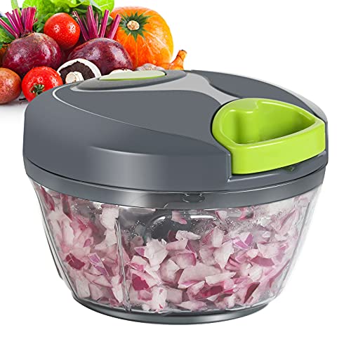 Portable Manual Food Processor for Veggies and Fruits