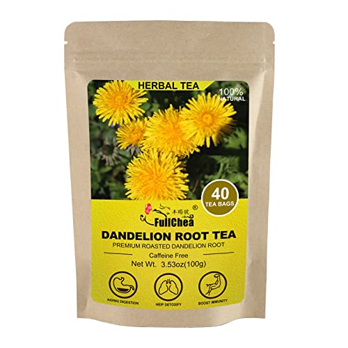 Dandelion Root Tea Bags - Premium Roasted Herbal Tea
