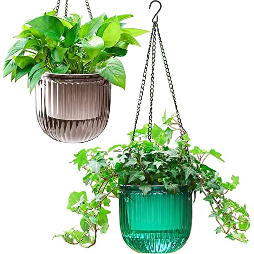 Melphoe Self Watering Hanging Planters