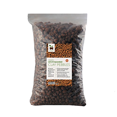 xGarden LECA Expanded Clay Pebbles - Horticultural Grade for Soil Hydroponics Aquaponics