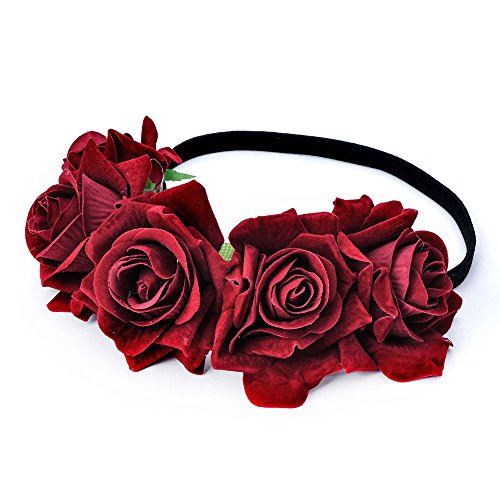 DreamLily Rose Flower Crown Headband