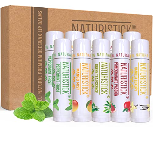 Naturistick 10-Pack Lip Balm Gift Set