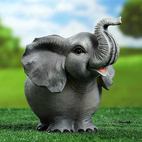 Gray Elephant Planter Plant Pot - Outdoor Flower Pots