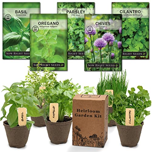 Sow Right Seeds Indoor Herb Garden Kit