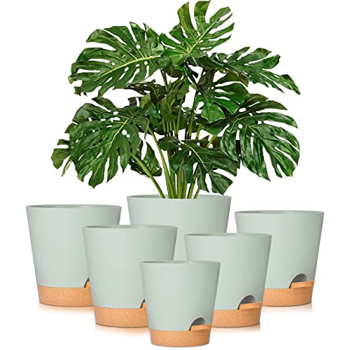 GARDIFE Self Watering Plant Pots with Drainage Hole