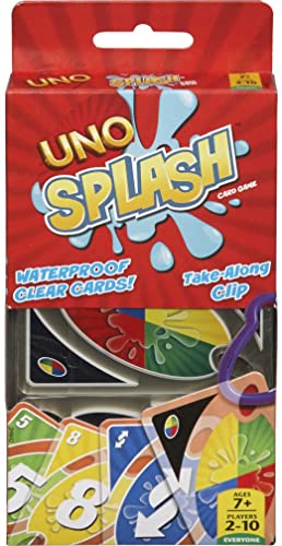 UNO Splash Card Game: Waterproof Fun for Outdoor Adventures