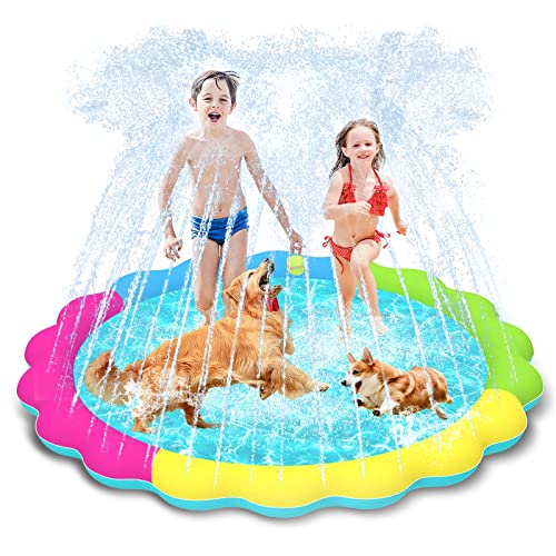 Durable Dog Splash Pad - Fun and Safe Water Play for Pets and Kids
