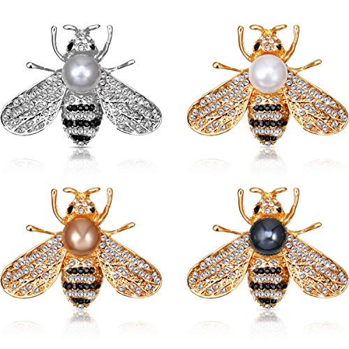 Honey Bee Brooch Lapel Pins for Women
