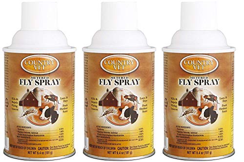 Country Vet Metered Fly Spray 3-Pack