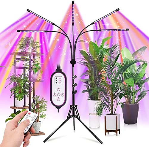 KEELIXIN Indoor Plant Grow Lights with Adjustable Stand