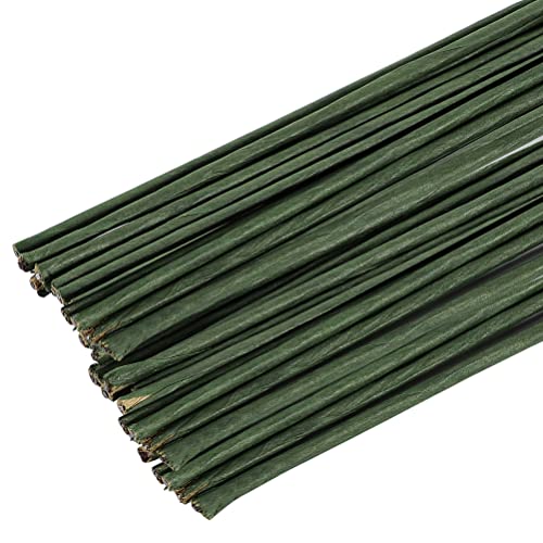 60 Pack Floral Stems Wire for Paper Flower