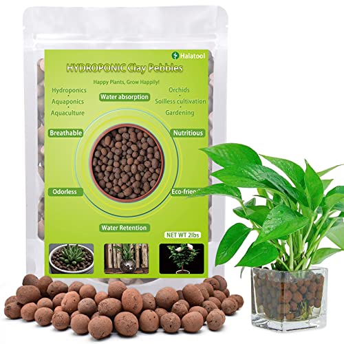 Halatool Organic Clay Pebbles for Gardening